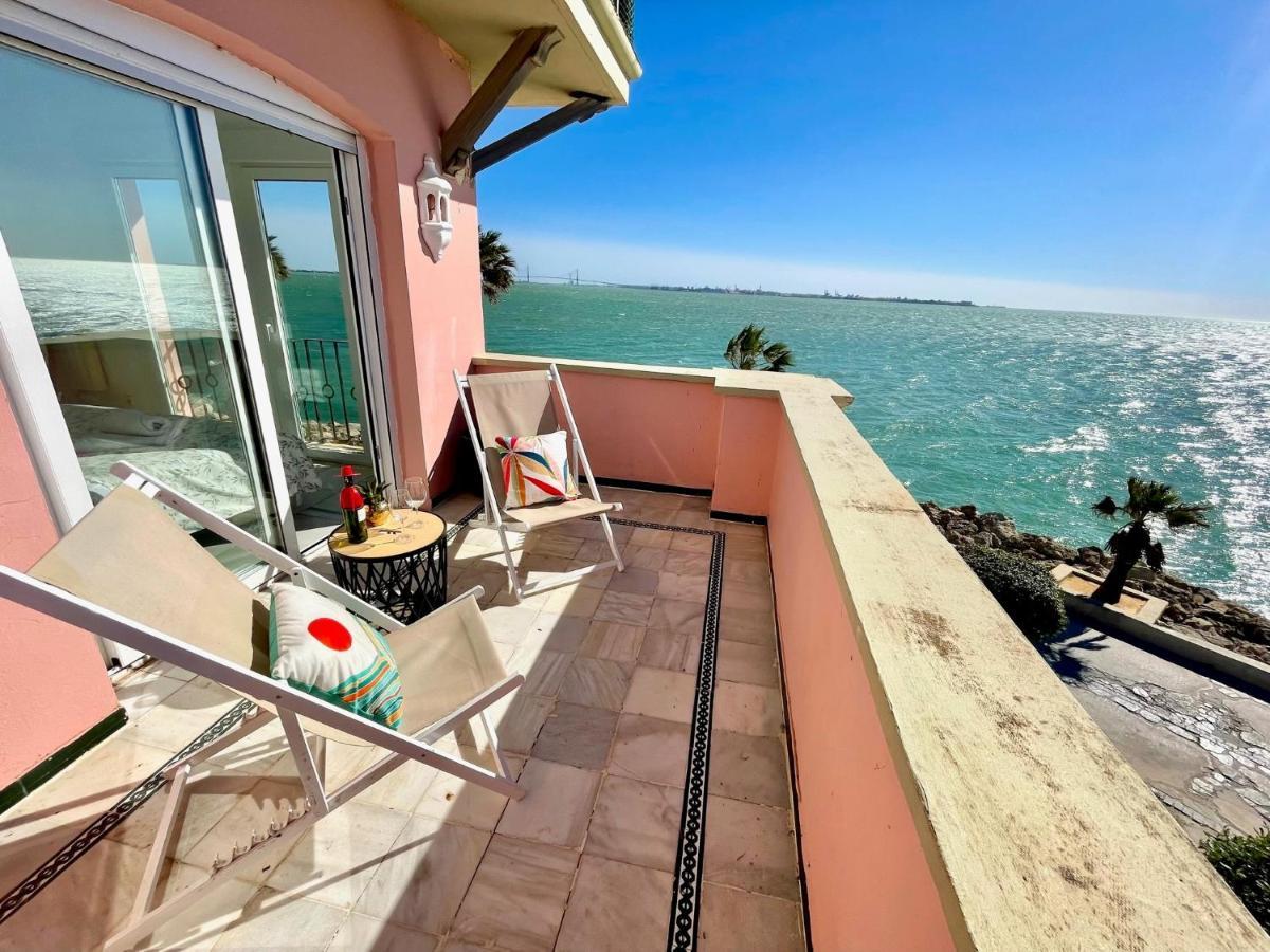 Gatu Villa Oceano Frente Al Mar En Puerto Sherry " Preferente Mayores De 25 Anos Y Familias " El Puerto de Santa María Eksteriør billede